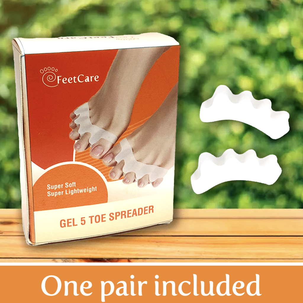 [1pair] Biofast Gel 5 Toe Spreader Bunion Corrector Toe separator