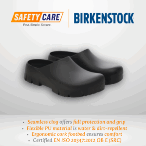 BIRKENSTOCK Super Birki Clog | Washable PU Work Shoe | Slip-Resistant Sole | Removable Cork Footbed | EN ISO 20347 Certified | Unisex
