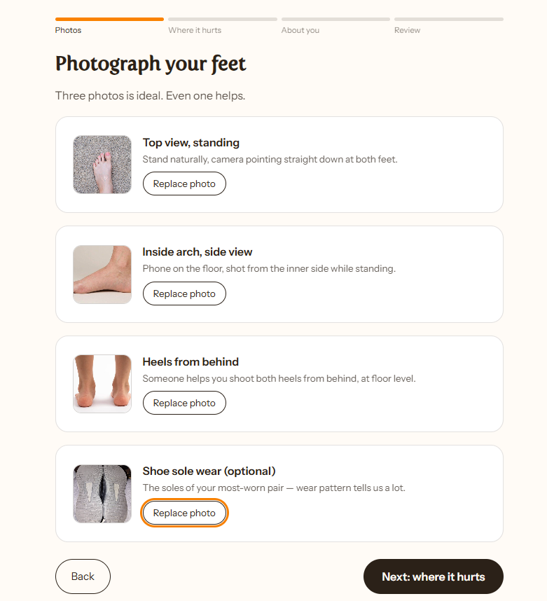 foot assessment tool